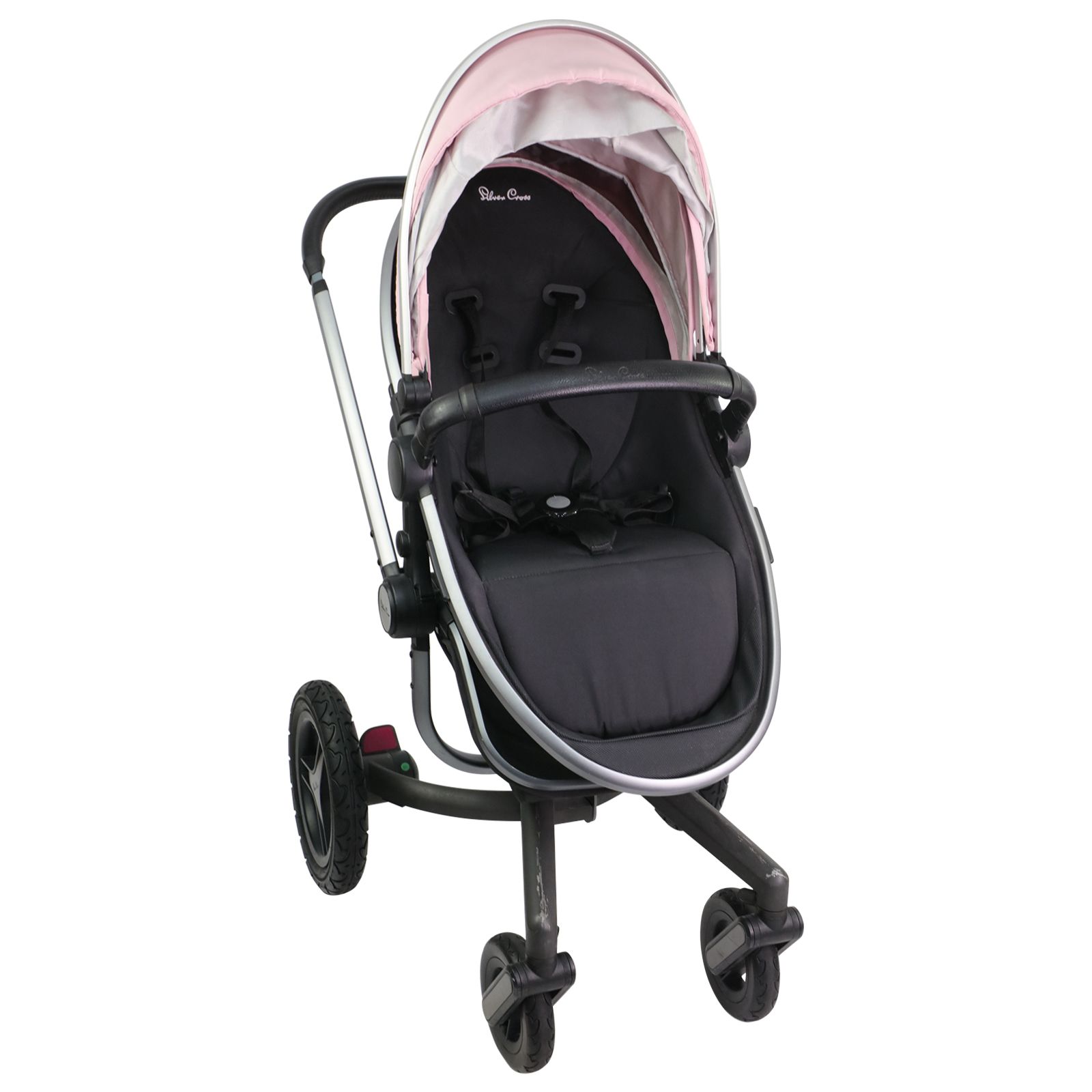 Silver Cross Surf 2 Chassis Seat Carrycot Pink Prams Pushchairs KidX Buy Sell Exchange